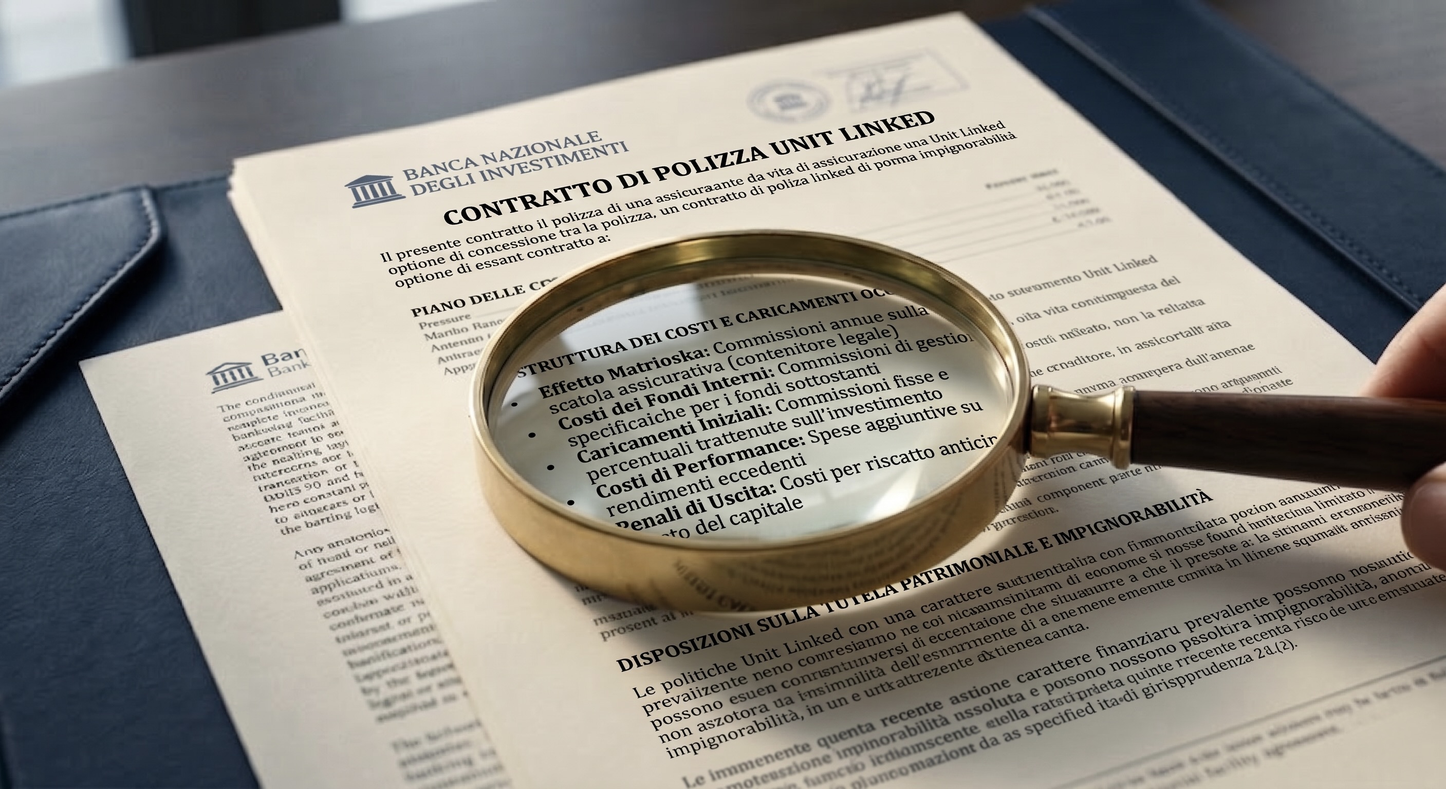 Analisi dei costi occulti nei contratti di investimento e polizze bancarie